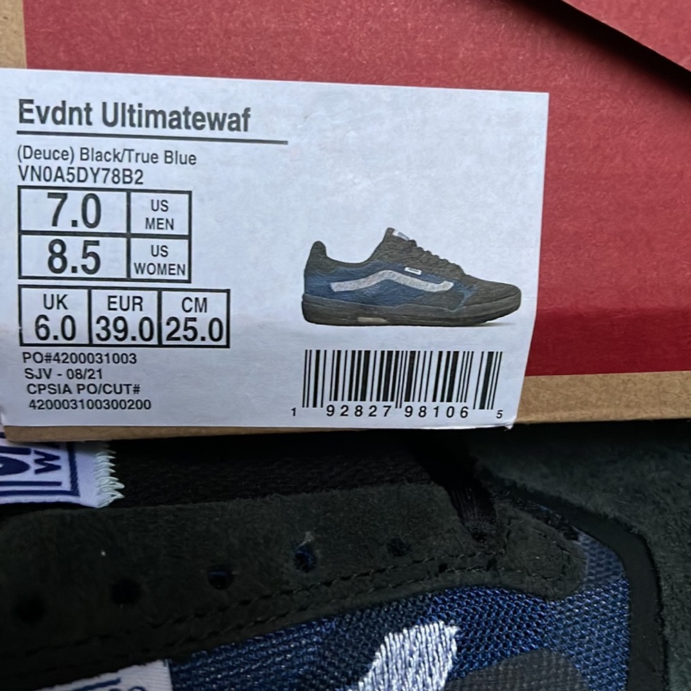 Vans Evident Ultimate Waffle Deuce Black/True Blue WMNS sneakers - Picture 16 of 16